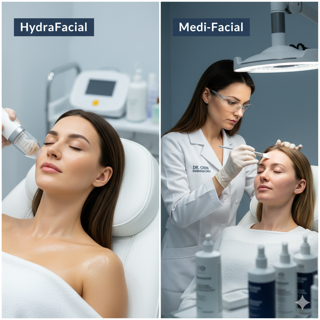 Hydrafacial vs Medi-Facials: The Best Facial Treatments Compared